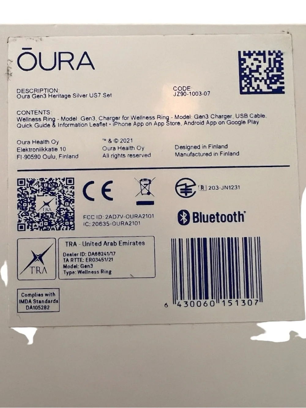 Oura fully operational